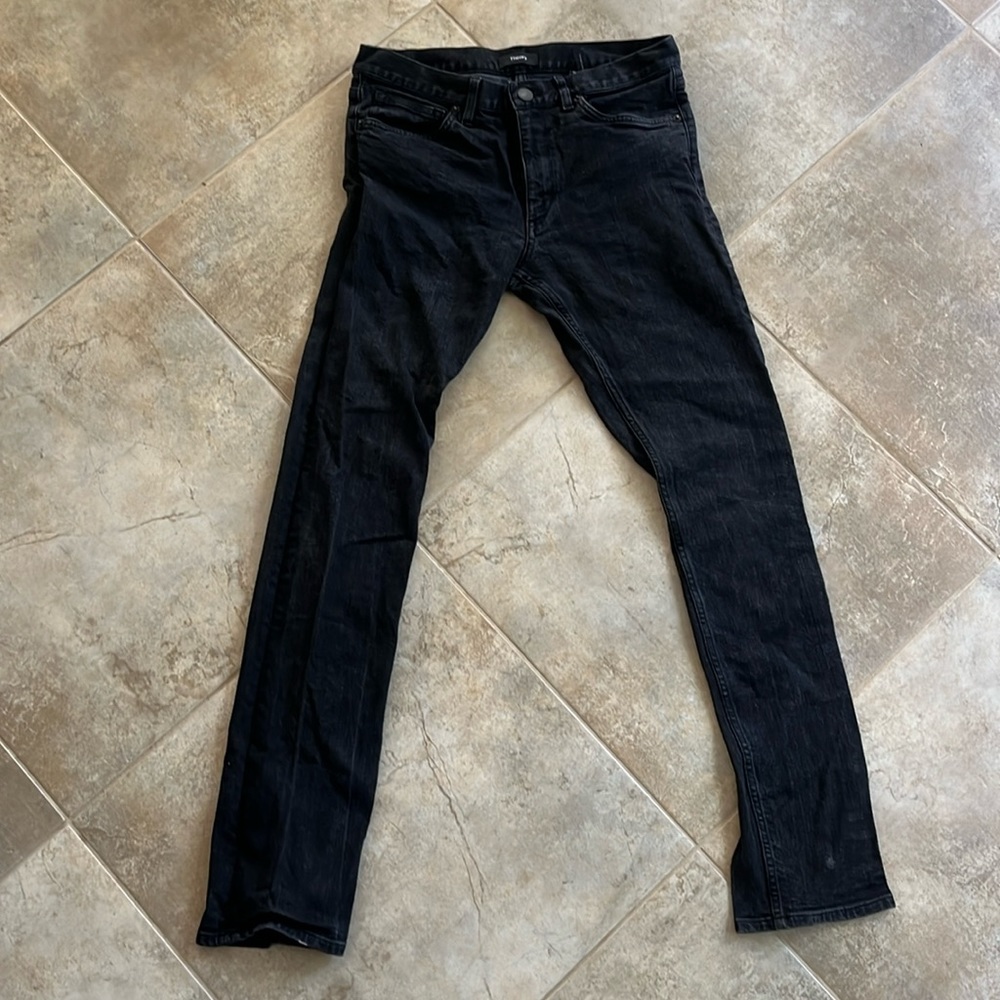 Theory black jeans size 31